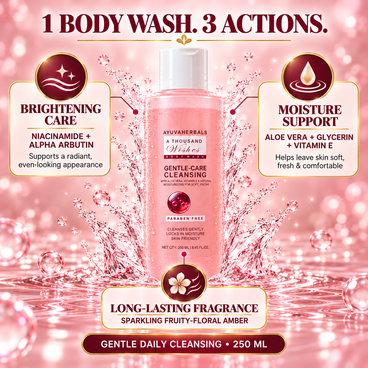 A Thousand Wishes Gentle Cleansing Body Wash – 250 ml
