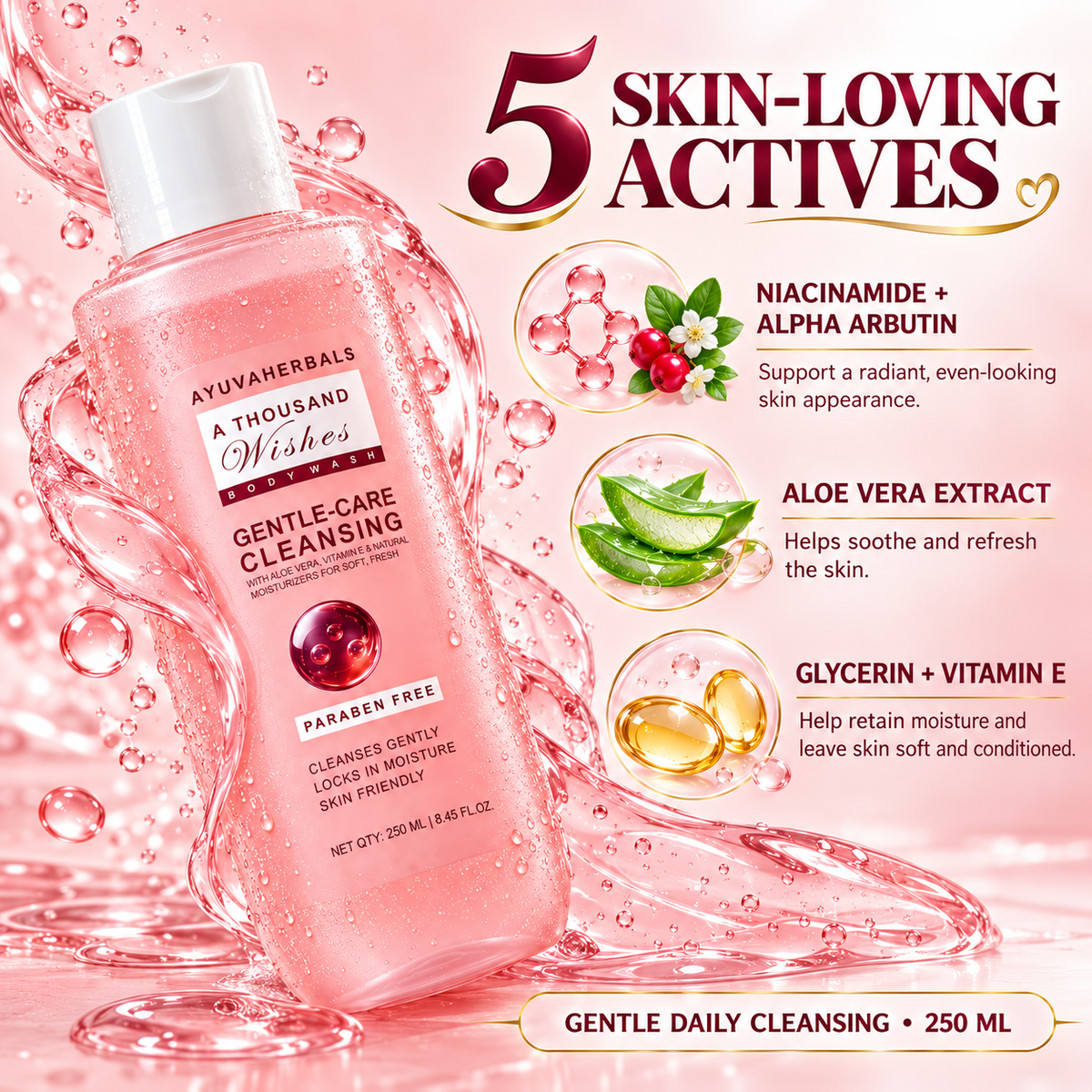 A Thousand Wishes Gentle Cleansing Body Wash – 250 ml
