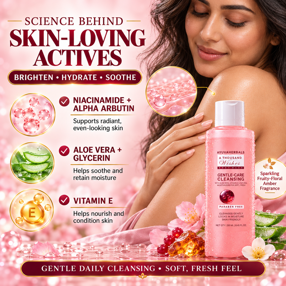 A Thousand Wishes Gentle Cleansing Body Wash – 250 ml