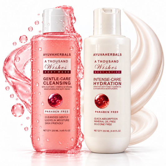 A Thousand Wishes Body Wash & Body Lotion Combo with Long-Lasting Fragrance – 250 ml Each
