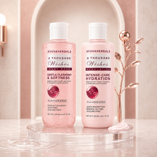 A Thousand Wishes Body Wash & Body Lotion Combo with Long-Lasting Fragrance – 250 ml Each