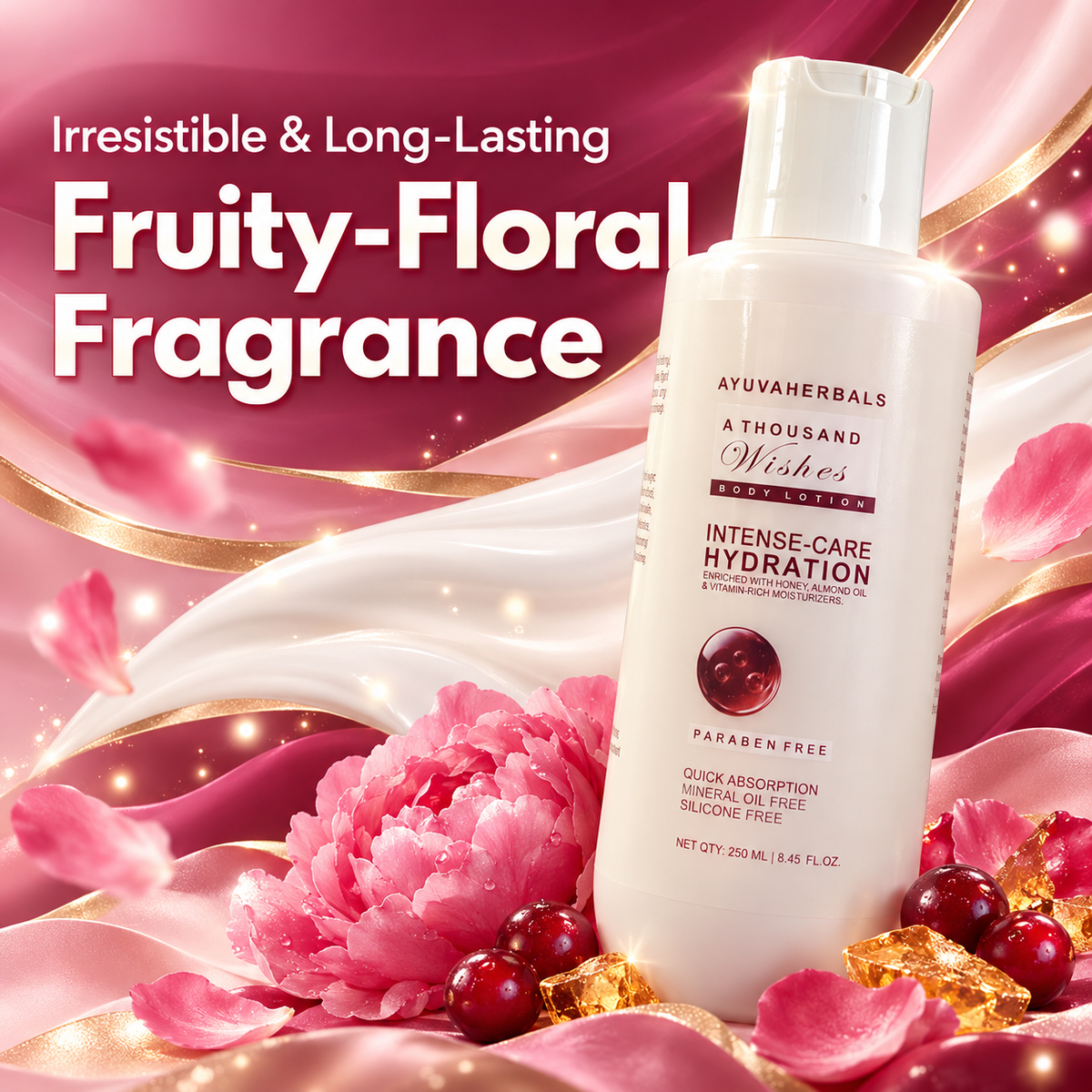 A Thousand Wishes Body Wash & Body Lotion Combo with Long-Lasting Fragrance – 250 ml Each